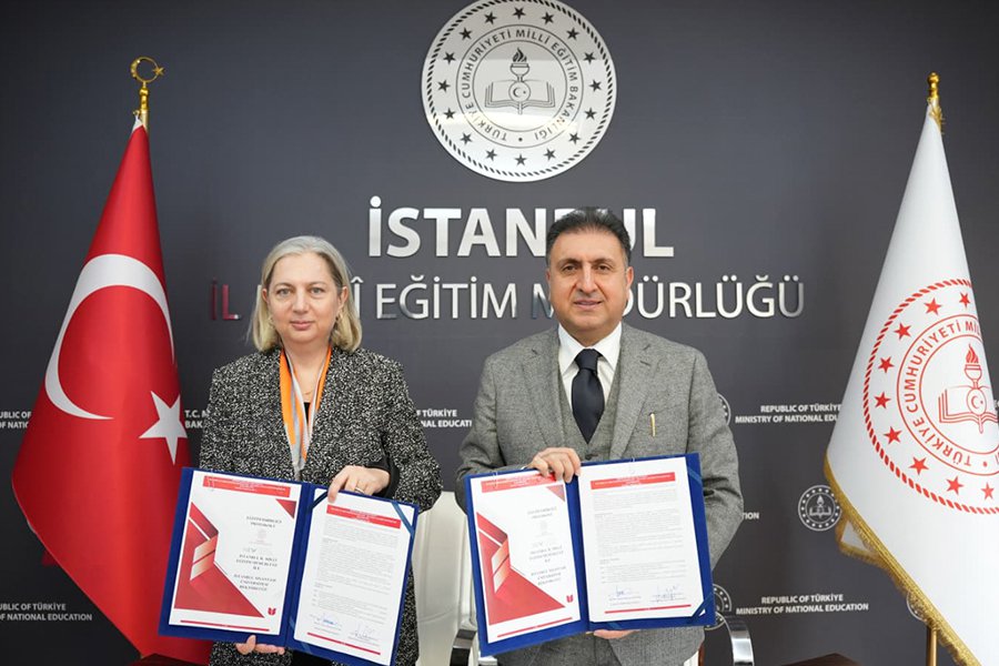 A cooperation protocol was signed between the Istanbul Provincial Directorate of National Education and our university.
