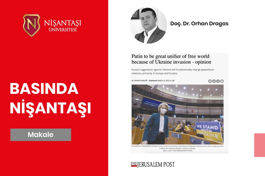 Article of Assoc. Prof. Dr. Orhan Dragas Published
