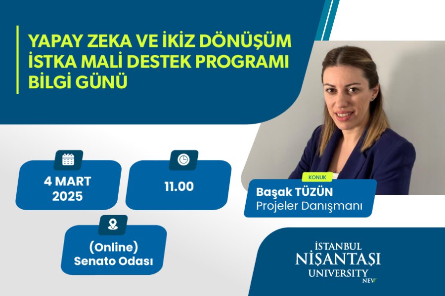 ARTIFICIAL INTELLIGENCE AND TWIN TRANSFORMATION ISTKA FINANCIAL SUPPORT PROGRAM INFORMATION DAY