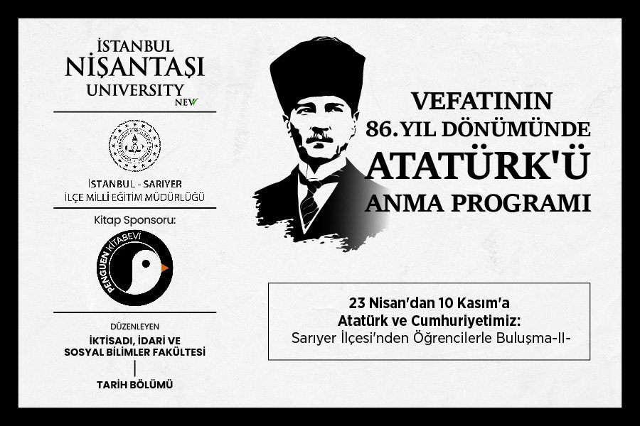 Commemoration Program on the 86th Anniversary of Atatürk’s Passing