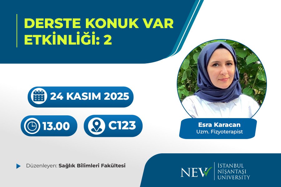 Derste Konuk Var Etkinliği: 2