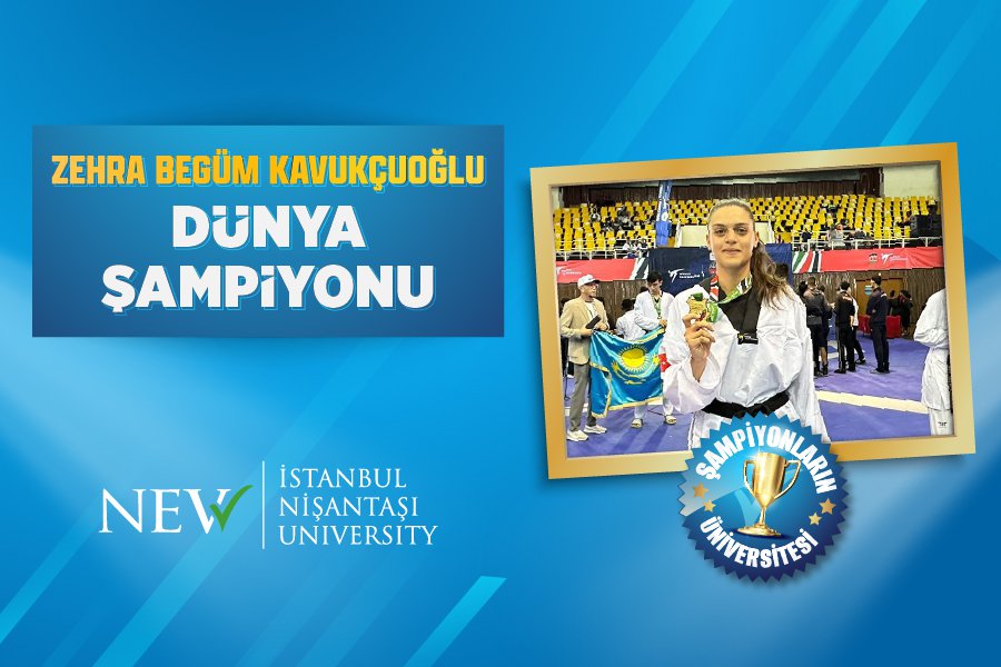 Dünya şampiyonu Zehra Begüm Kavukçuoğlu