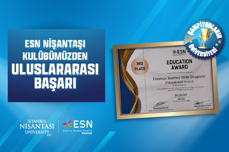 ESN Nişantaşı Kulübümüzden Uluslararası Başarı!