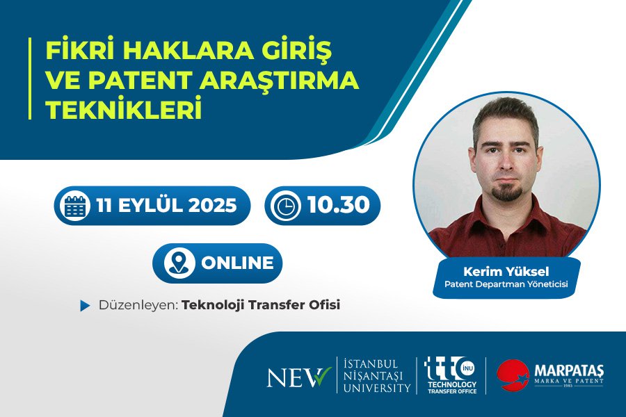 Fikri Haklara Giriş ve Patent Araştırma Teknikleri