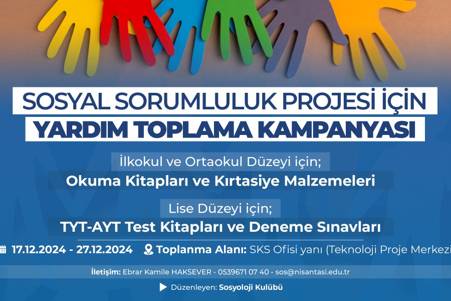 FUNDRAISING CAMPAIGN FOR A SOCIAL RESPONSIBILITY PROJECT