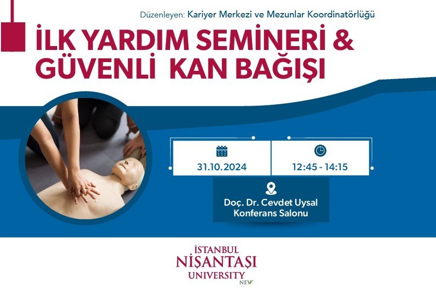 İlk Yardım Semineri & Güvenli Kan Bağışı