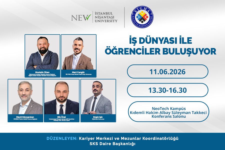 İŞ DÜNYASI İLE ÖĞRENCİLER BULUŞUYOR