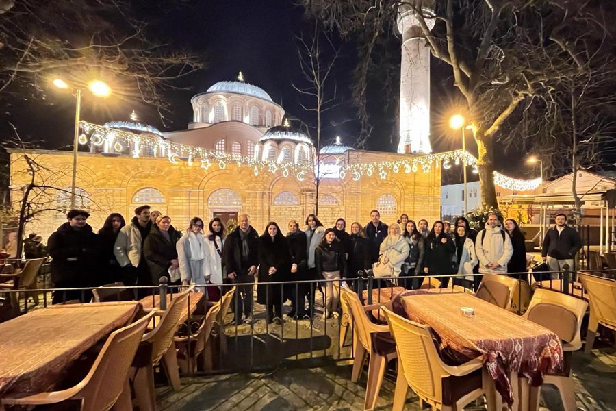 İstanbul Nişantaşı Üniversitesi Turist Rehberliği Programı Öğrencileri Kariye Camii’ni Ziyaret Etti