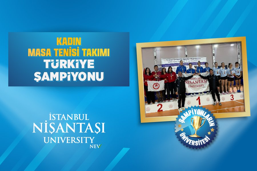 KADIN MASA TENİSİ TAKIMIMIZ TÜRKİYE ŞAMPİYONU