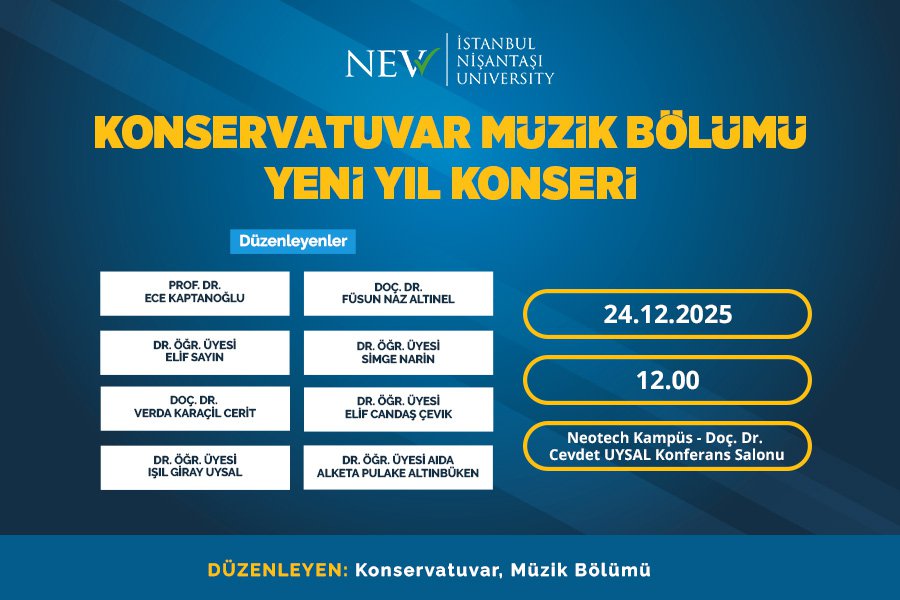 Konservatuar müzik bölümü yeni yıl konseri