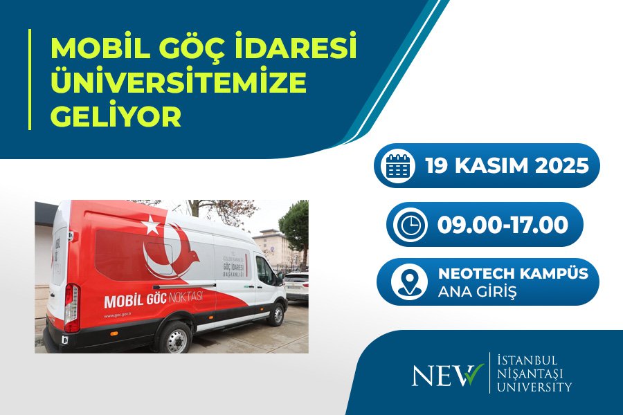 Mobil Göç İdaresi Üniversitemize Geliyor