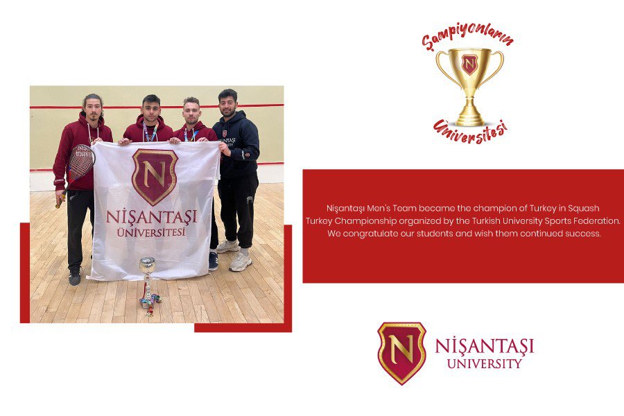 Nişantaşı Men's Squash Team is the Champion of Turkey!