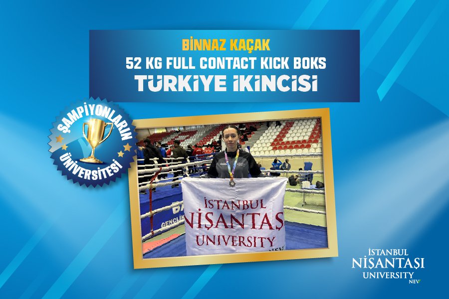 ÖĞRENCİMİZ BİNNAZ KAÇAK 52 KG FULL CONTACT KICK BOKS TÜRKİYE İKİNCİSİ