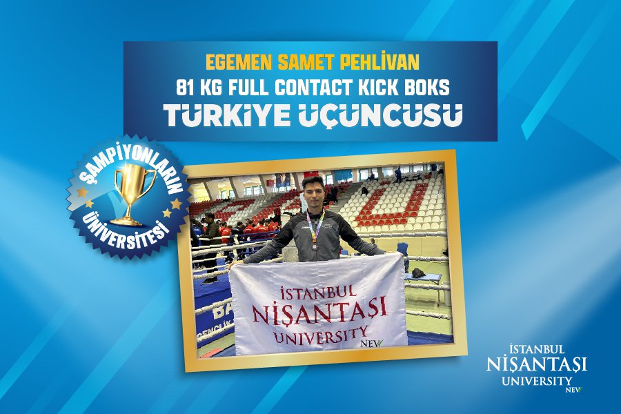 ÖĞRENCİMİZ SAMET PEHLİVAN 81 KG FULL CONTACT KICK BOKS TÜRKİYE ÜÇÜNCÜSÜ