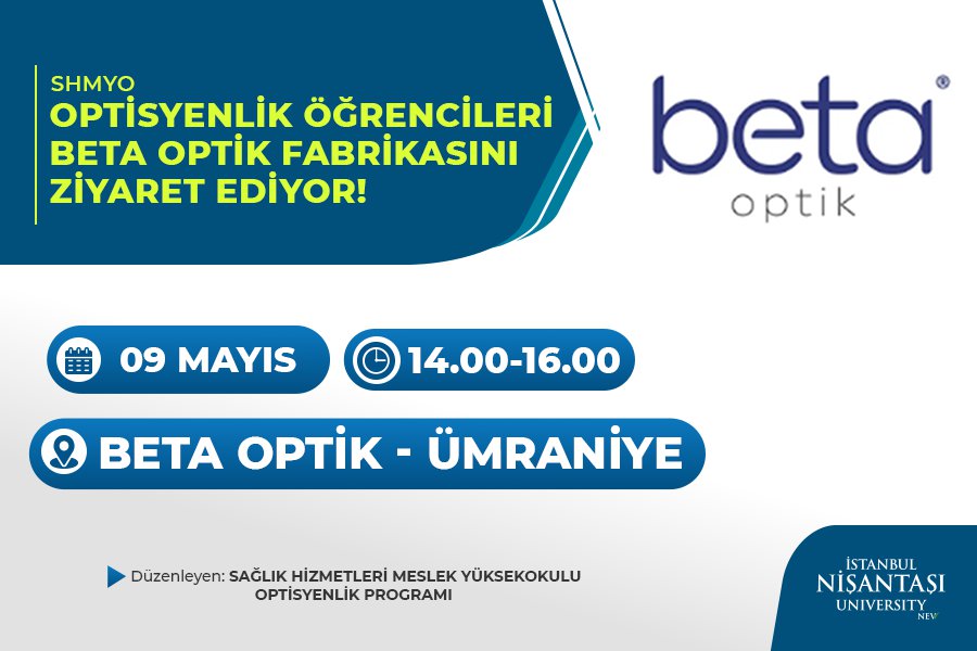 OPTİSYENLİK ÖĞRENCİLERİ BETA OPTİK FABRİKASINI ZİYERET EDİYOR