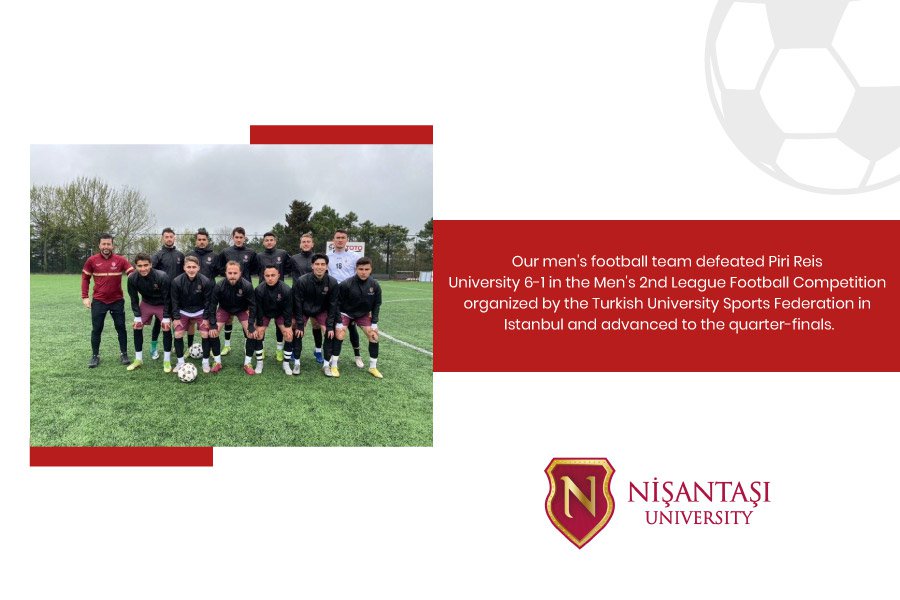 Our Men's footbal team is in the quarter-finals