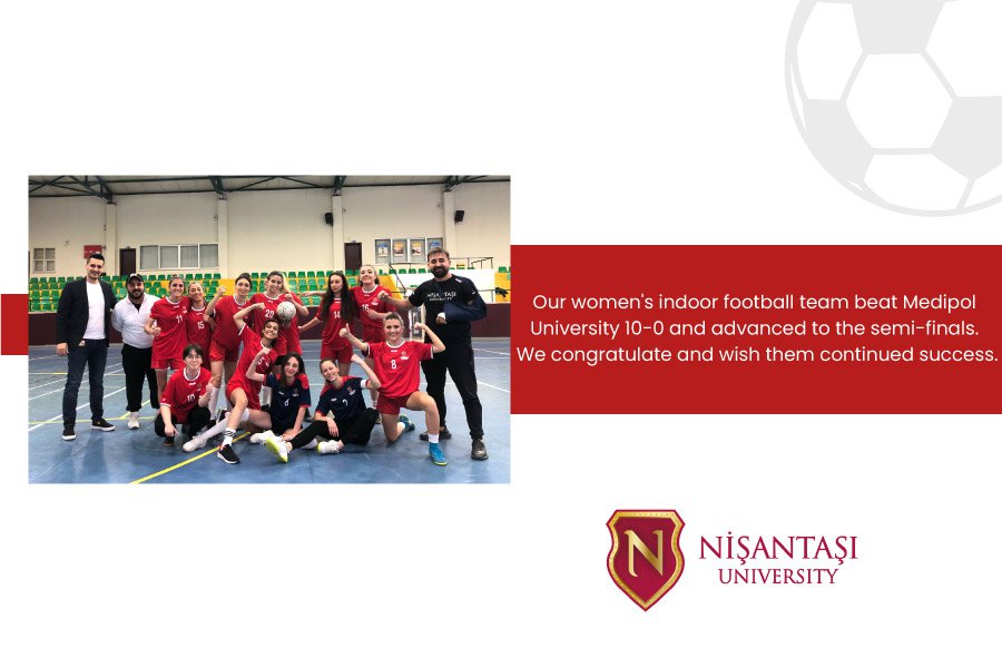 Our women's Indoor Footbal team in the semi-finals
