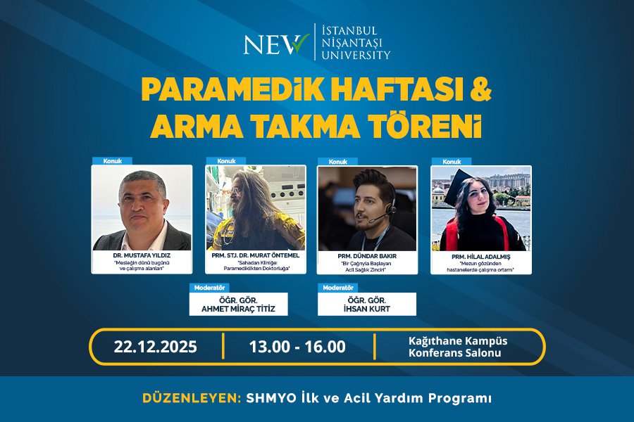 Paramedik haftası arma takma töreni