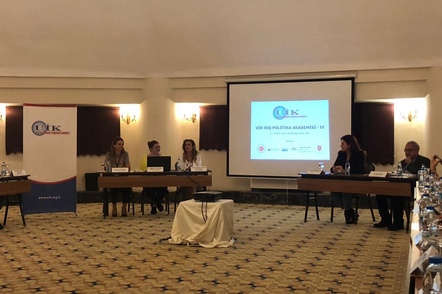 Rektörümüz Prof. Dr. Esra Hatipoğlu UİK Dış Politika Akademisi’ndeydi