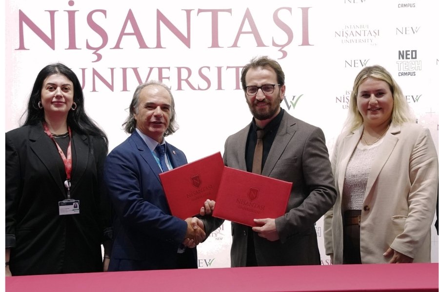 The cooperation protocol was signed between Istanbul Nişantaşı University and Kağıthane Çözüm College.