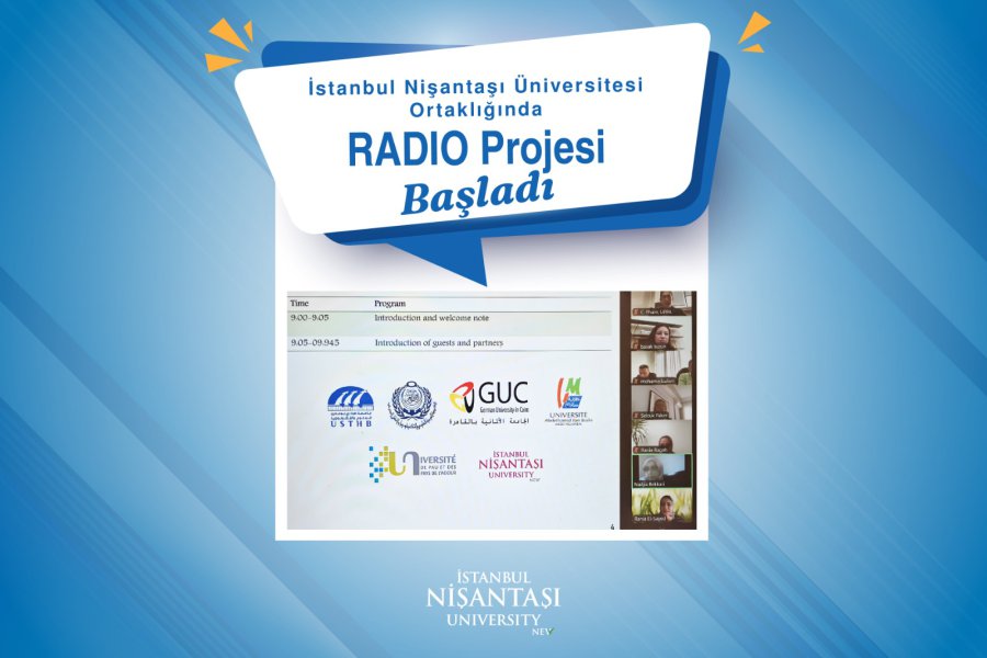 The Kick-off Meeting of the RADIO Project, Conducted in Partnership with Istanbul Nişantaşı University and Supported by the EU Erasmus  Program, Has Taken Place