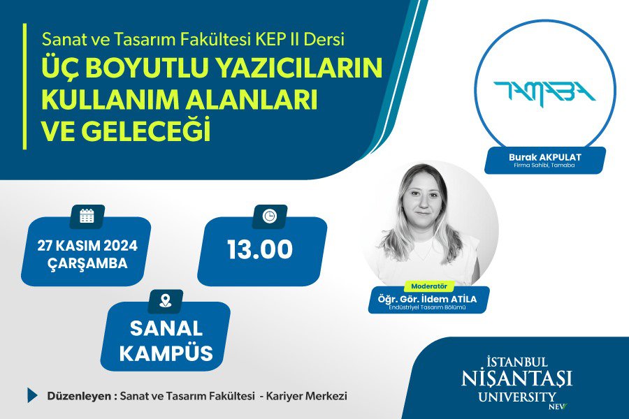 ÜÇ BOYUTLU YAZICILARIN KULLANIM ALANLARI VE GELECEĞİ